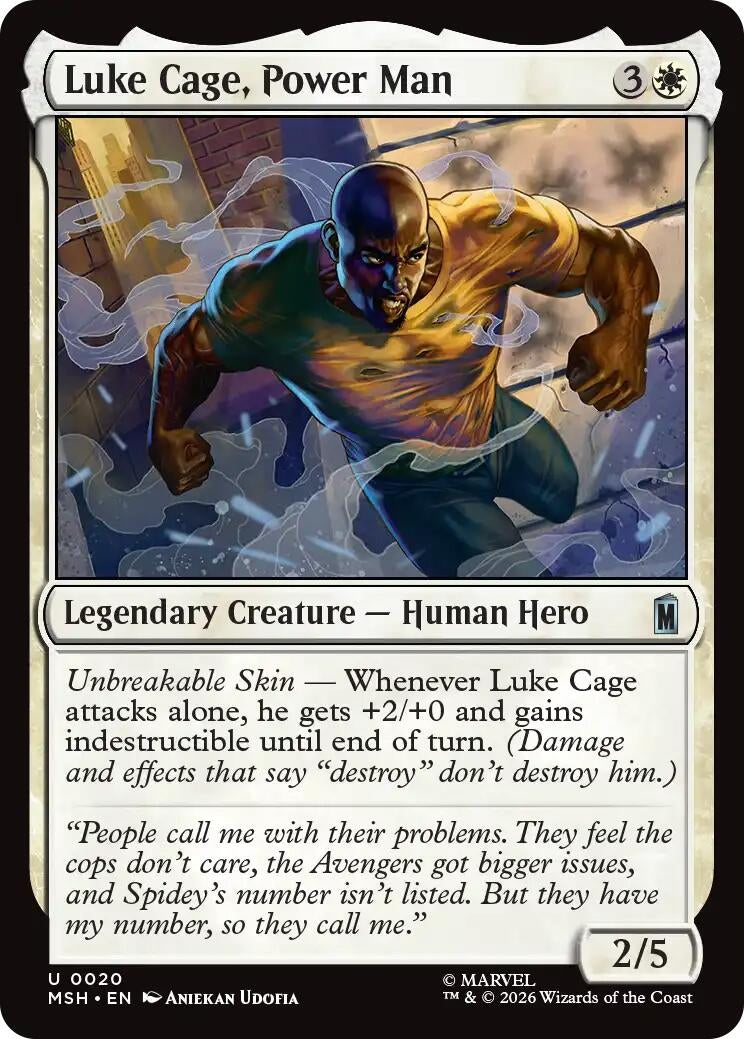 Image for Luke Cage, Power Man (Marvel Super Heroes) (20) - Magic: The Gathering