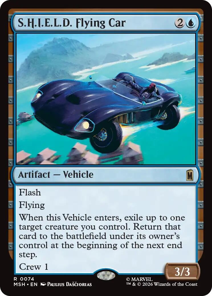 Image for S.H.I.E.L.D. Flying Car (Marvel Super Heroes) (74) - Magic: The Gathering