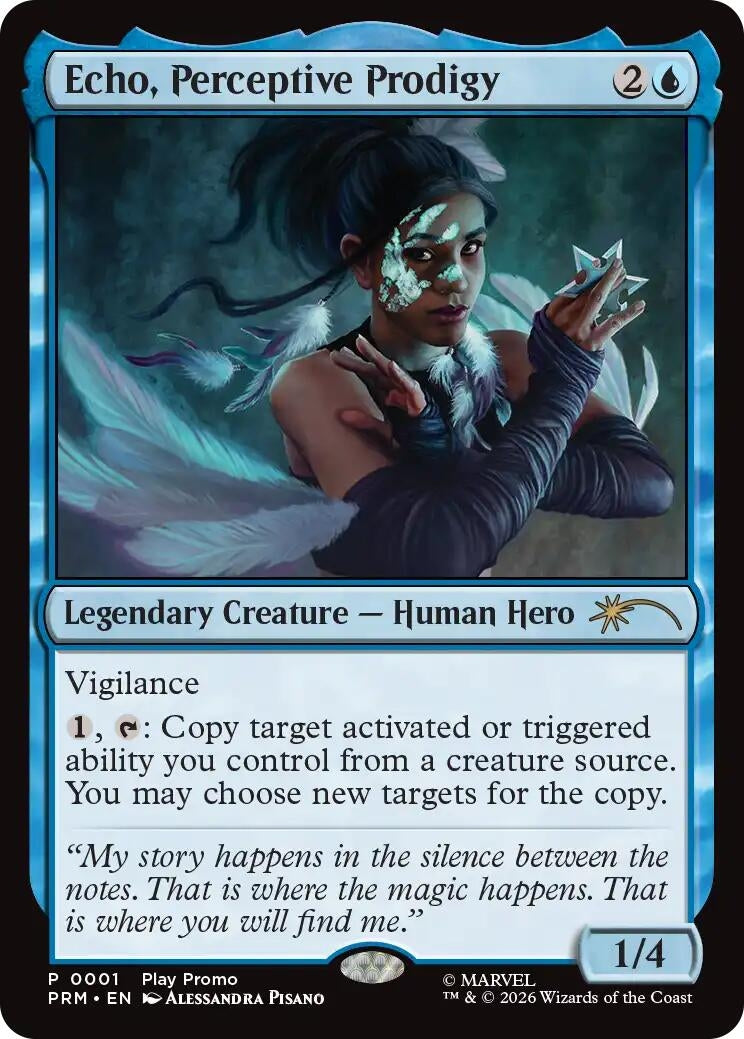 Image for Echo, Perceptive Prodigy (Standard Showdown Promos) (1) (SSP) - Magic: The Gathering