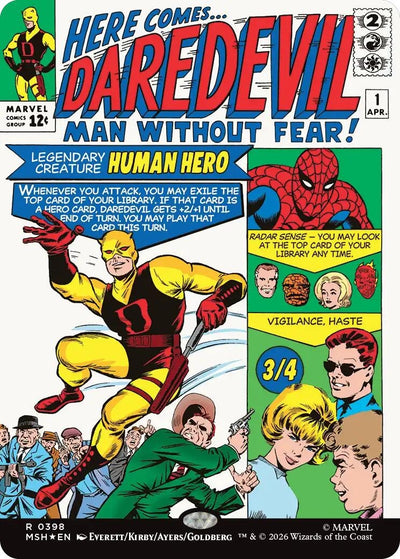 Daredevil, Man Without Fear (Borderless) (0398) (Marvel Super Heroes) (398)