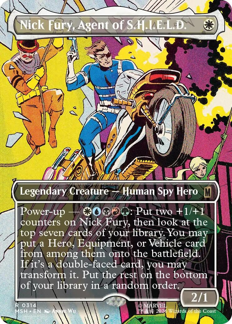 Image for Nick Fury, Agent of S.H.I.E.L.D. (Borderless) (0314) (Marvel Super Heroes) (314) - Magic: The Gathering