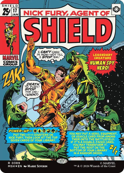Nick Fury, Agent of S.H.I.E.L.D. (Borderless) (0389) (Marvel Super Heroes) (389)