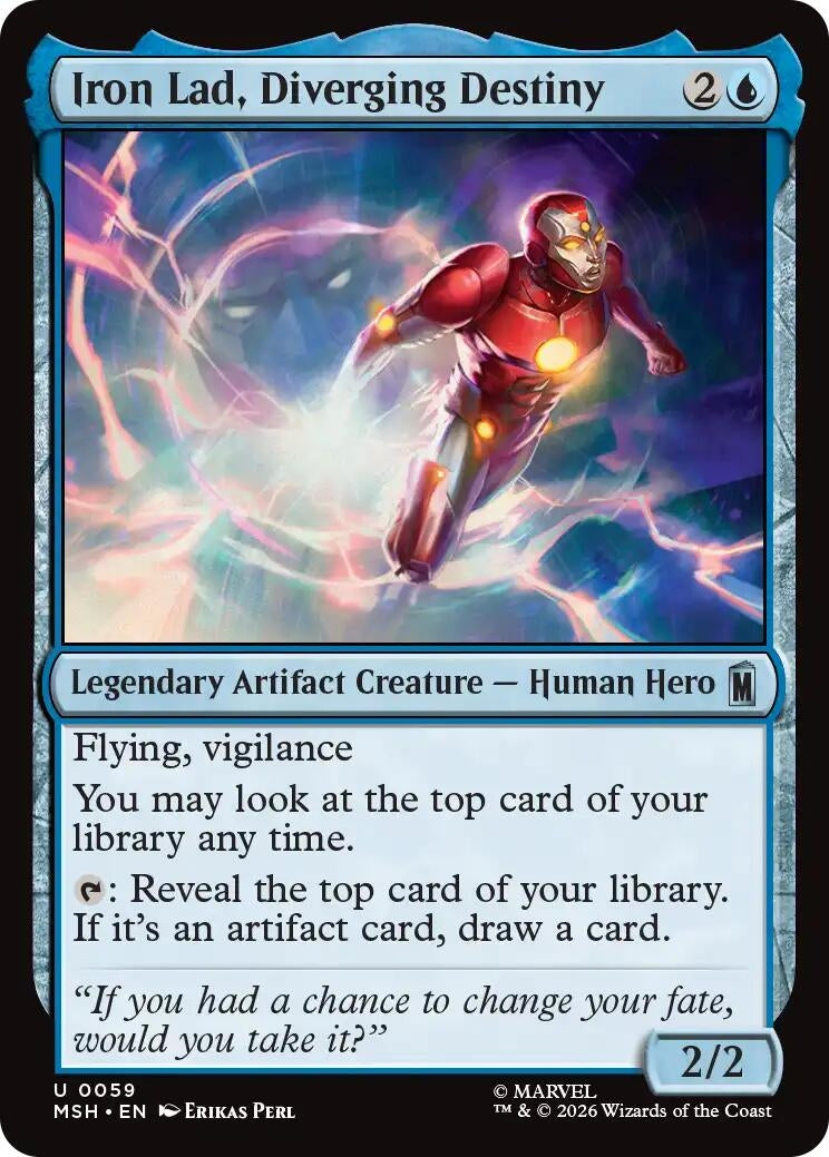 Image for Iron Lad, Diverging Destiny (Marvel Super Heroes) (59) - Magic: The Gathering