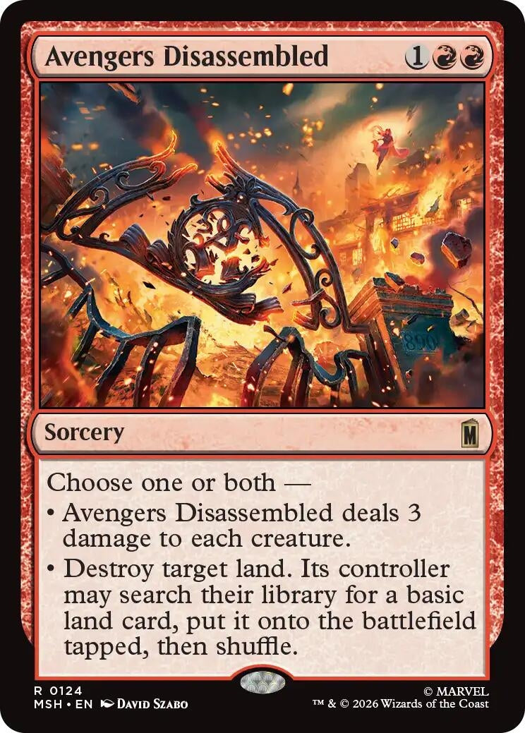 Image for Avengers Disassembled (Marvel Super Heroes) (124) - Magic: The Gathering