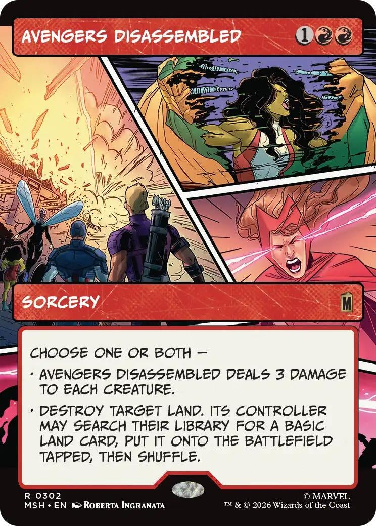Image for Avengers Disassembled (Borderless) (Marvel Super Heroes) (302) - Magic: The Gathering