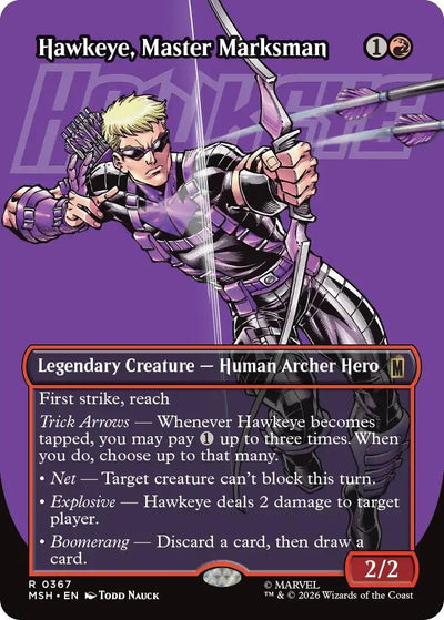 Hawkeye, Master Marksman (Borderless) (Marvel Super Heroes) (367)
