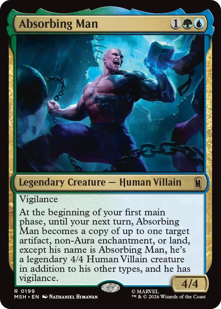 Image for Absorbing Man (Marvel Super Heroes) (199) - Magic: The Gathering