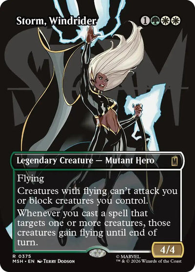 Storm, Windrider (Borderless) (Marvel Super Heroes) (375)