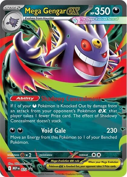 Image for Mega Gengar ex - 073 (ME: Mega Evolution Promo) (073) - Pokemon