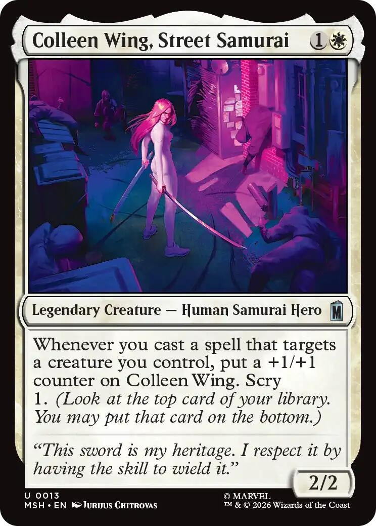 Image for Colleen Wing, Street Samurai (Marvel Super Heroes) (13) - Magic: The Gathering
