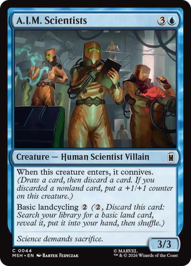 Image for A.I.M. Scientists (Marvel Super Heroes) (44) - Magic: The Gathering