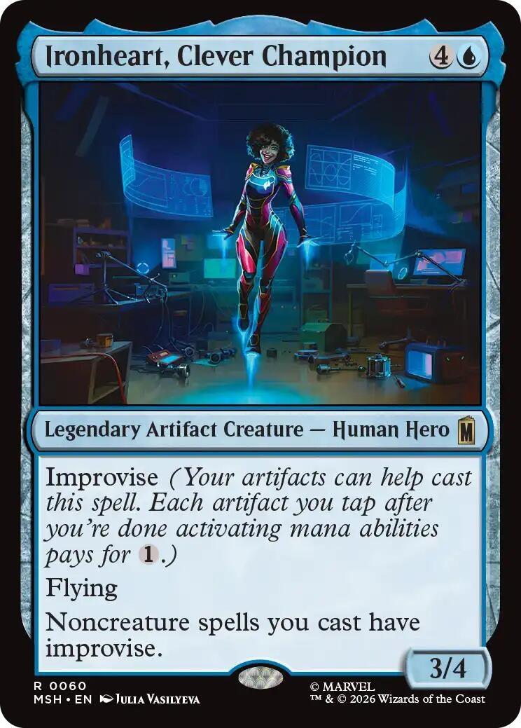 Image for Ironheart, Clever Champion (Marvel Super Heroes) (60) - Magic: The Gathering