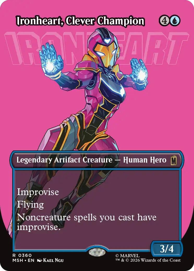 Image for Ironheart, Clever Champion (Borderless) (Marvel Super Heroes) (360) - Magic: The Gathering