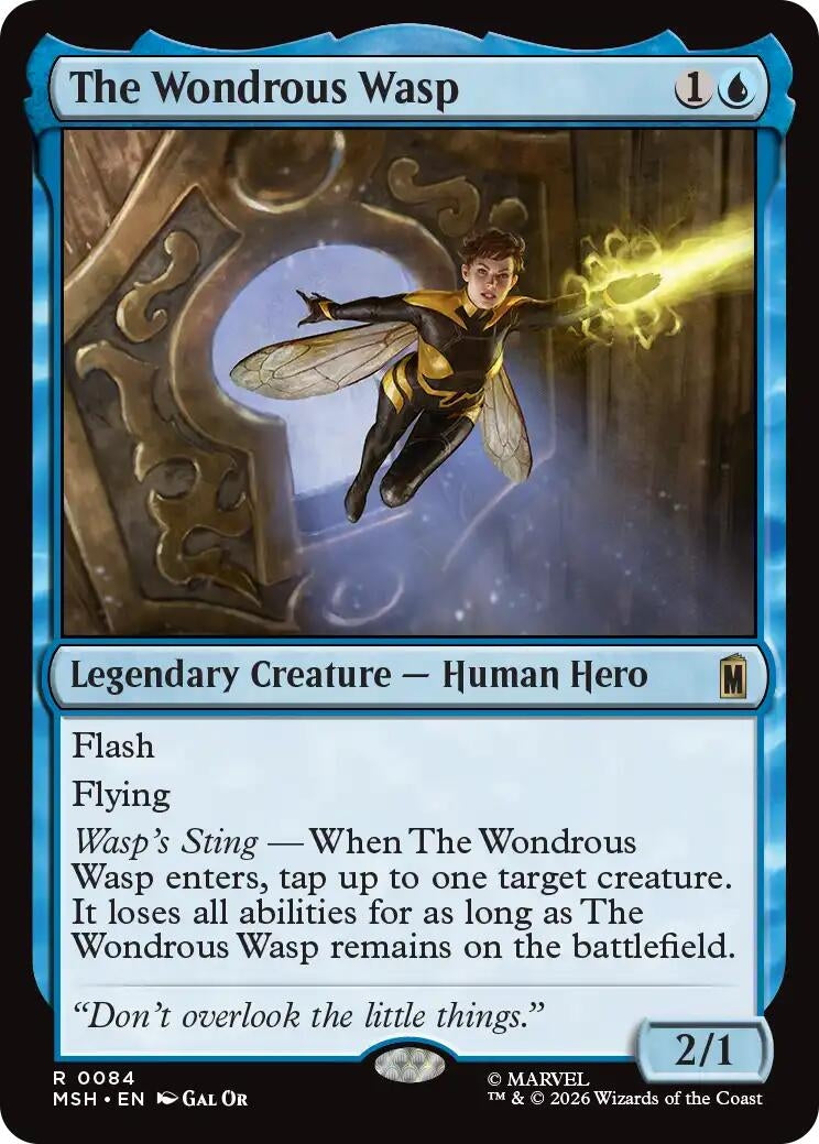 Image for The Wondrous Wasp (Marvel Super Heroes) (84) - Magic: The Gathering
