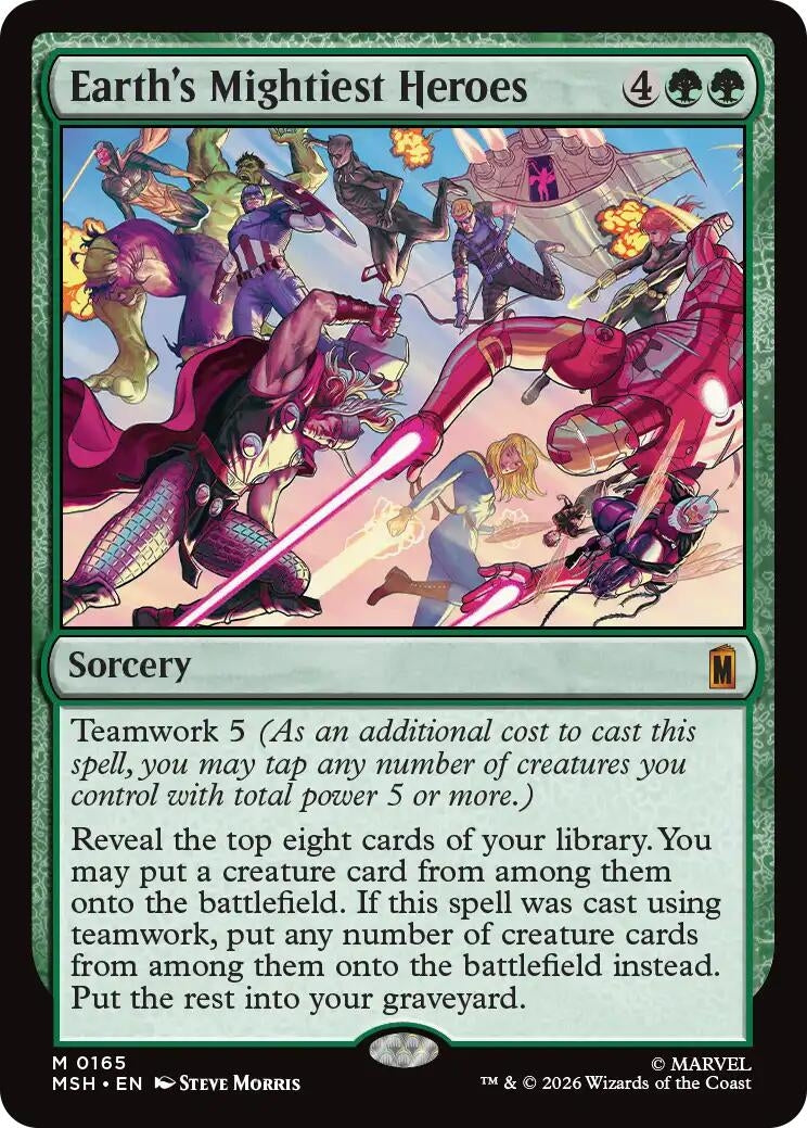 Image for Earth's Mightiest Heroes (Marvel Super Heroes) (165) - Magic: The Gathering
