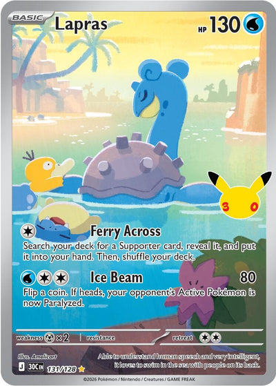 Lapras (ME: 30th Celebration) (131/128)