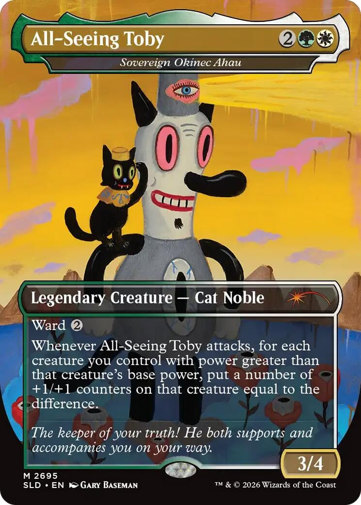 Image for All-Seeing Toby - Sovereign Okinec Ahau (Secret Lair Drop Series) (2695) (SLD) - Magic: The Gathering