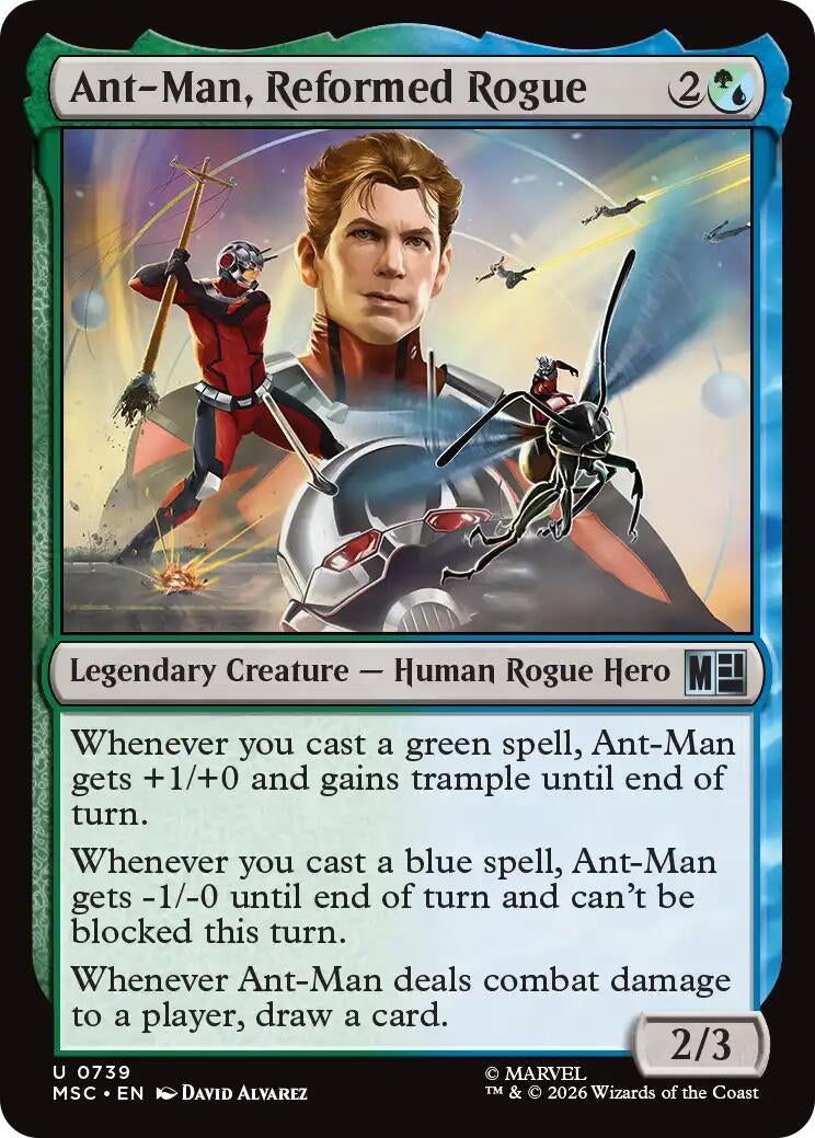 Image for Ant-Man, Reformed Rogue (Commander: Marvel Super Heroes) (739) - Magic: The Gathering