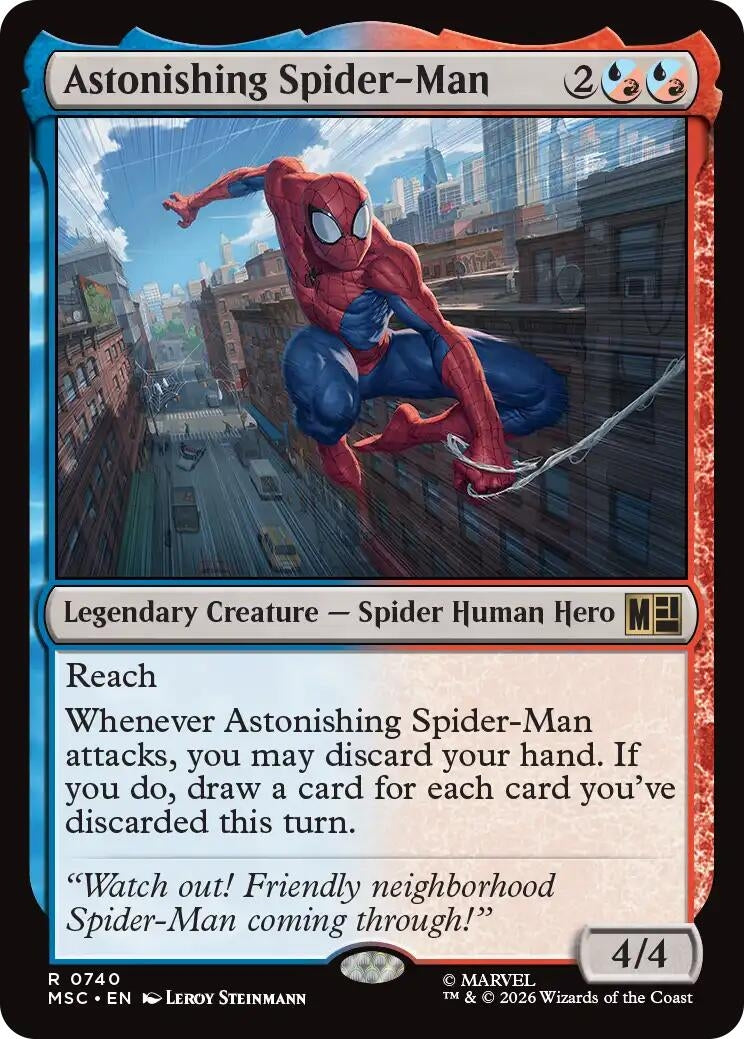 Image for Astonishing Spider-Man (Commander: Marvel Super Heroes) (740) - Magic: The Gathering
