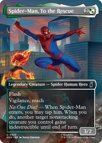 Spider-Man, To the Rescue (Borderless) (Marvel Super Heroes) (335)