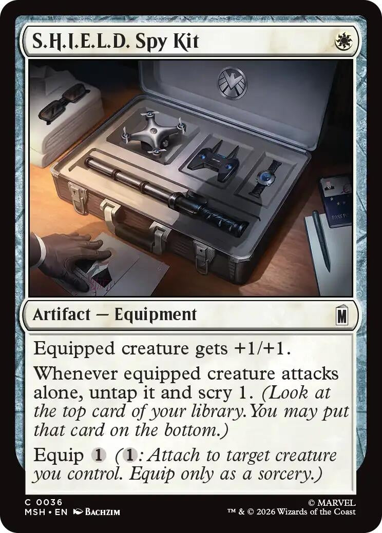 Image for S.H.I.E.L.D. Spy Kit (Marvel Super Heroes) (36) (MSH) - Magic: The Gathering