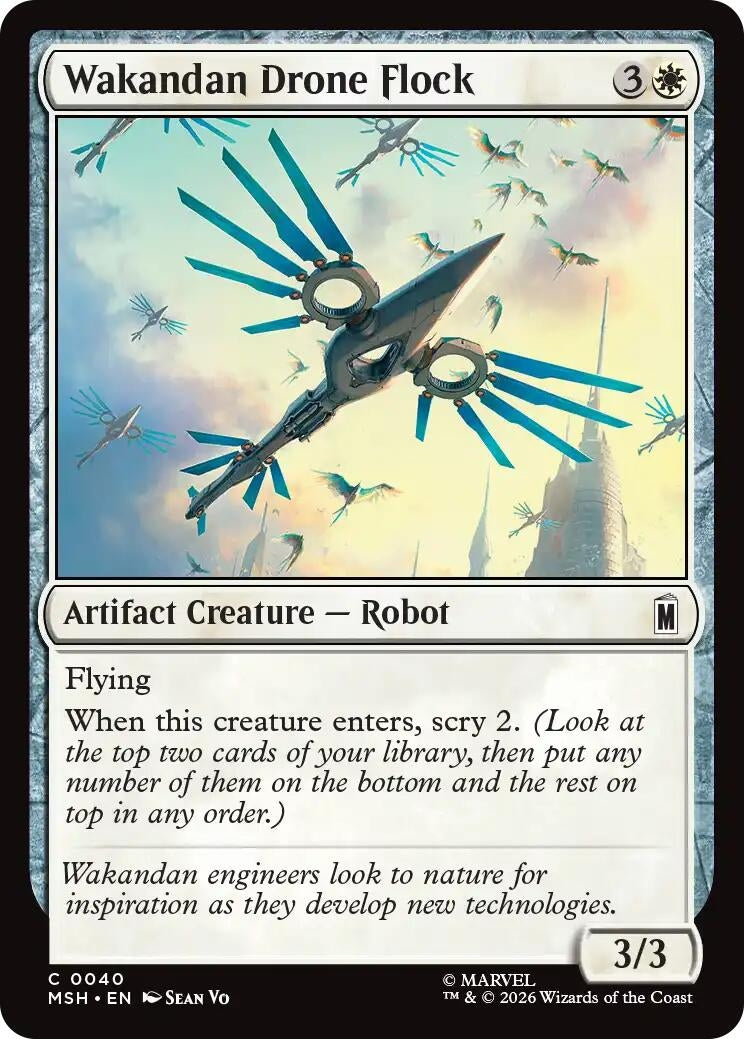 Image for Wakandan Drone Flock (Marvel Super Heroes) (40) - Magic: The Gathering