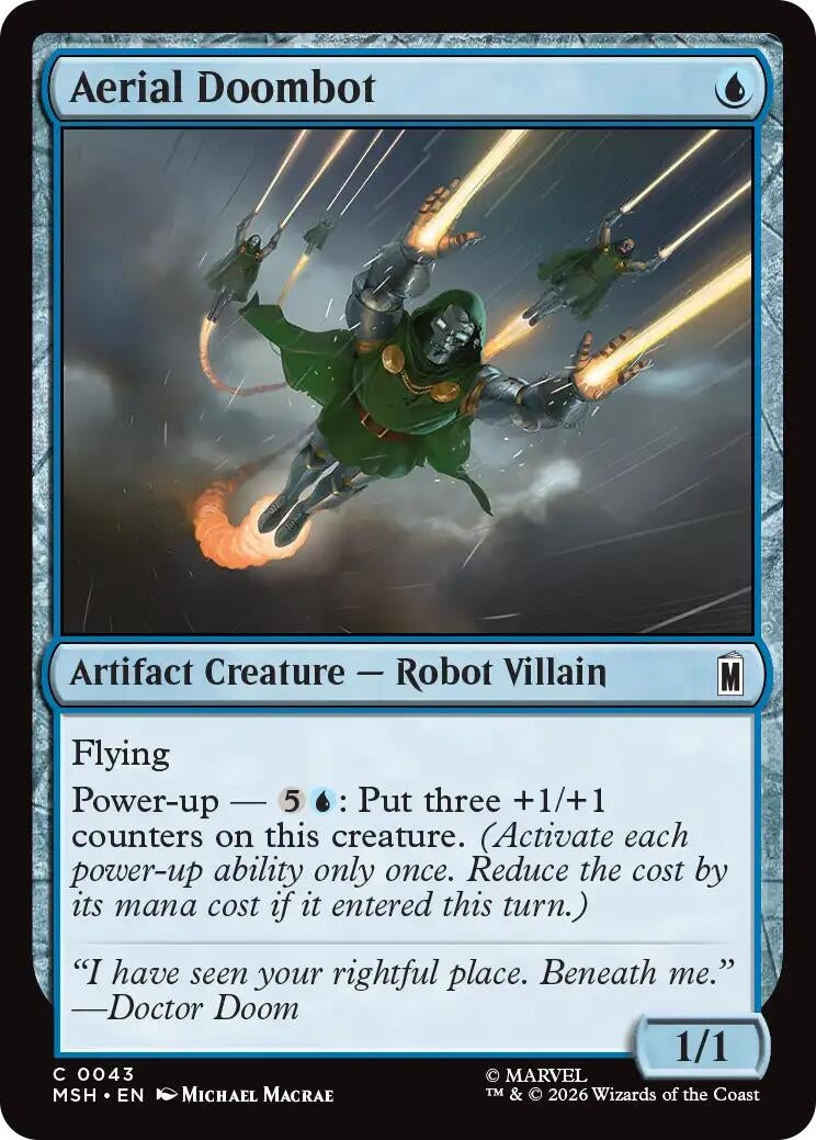 Image for Aerial Doombot (Marvel Super Heroes) (43) - Magic: The Gathering