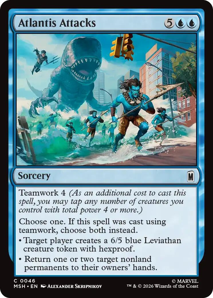 Image for Atlantis Attacks (Marvel Super Heroes) (46) - Magic: The Gathering