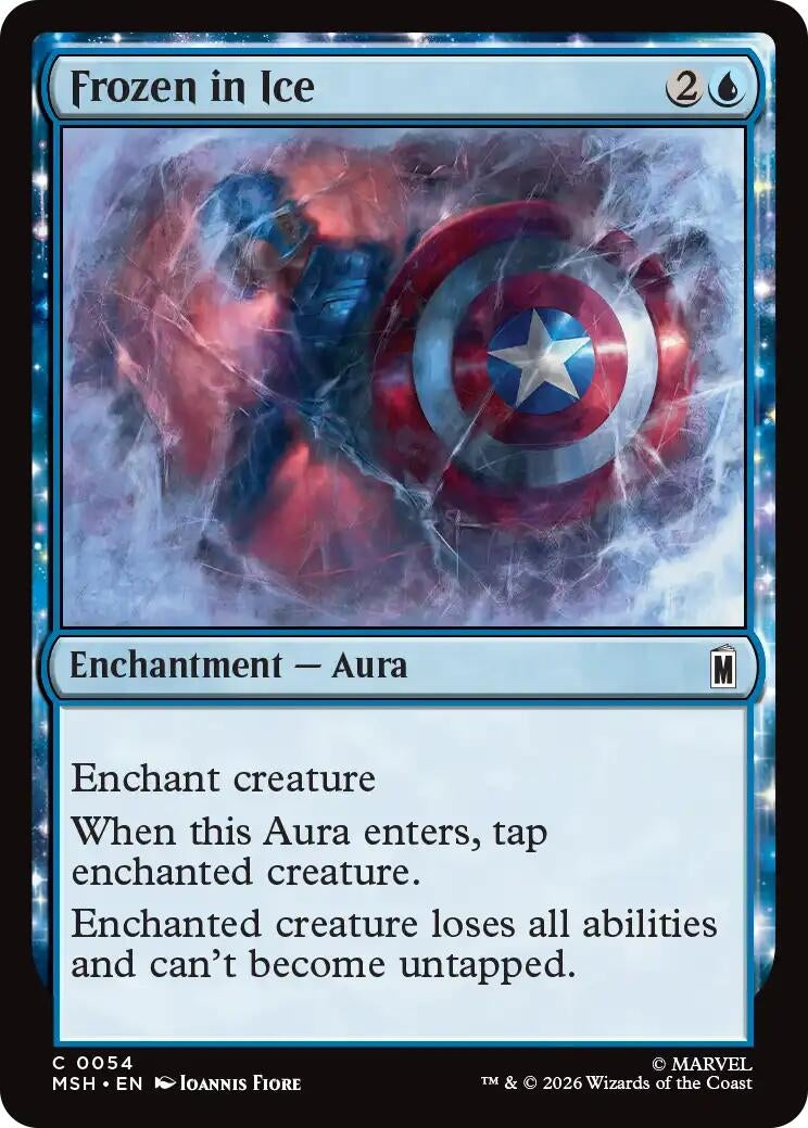 Image for Frozen in Ice (Marvel Super Heroes) (54) - Magic: The Gathering