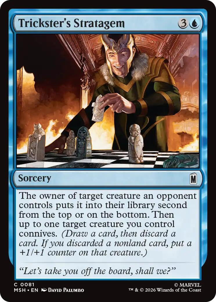 Image for Trickster's Stratagem (Marvel Super Heroes) (81) - Magic: The Gathering