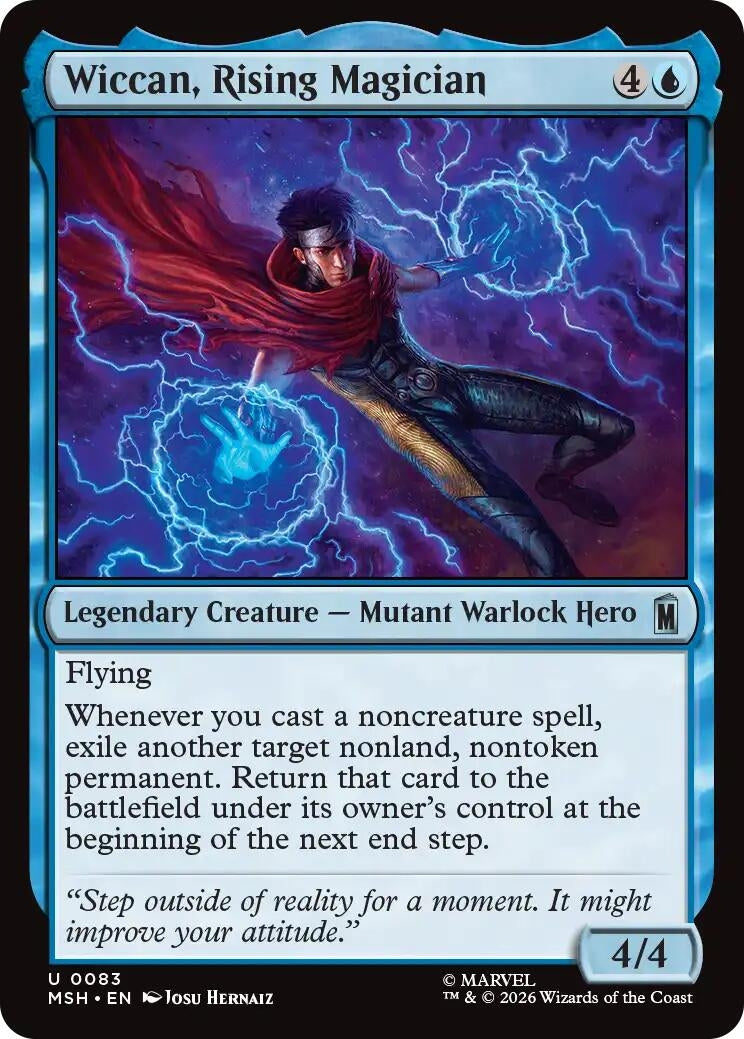 Image for Wiccan, Rising Magician (Marvel Super Heroes) (83) - Magic: The Gathering