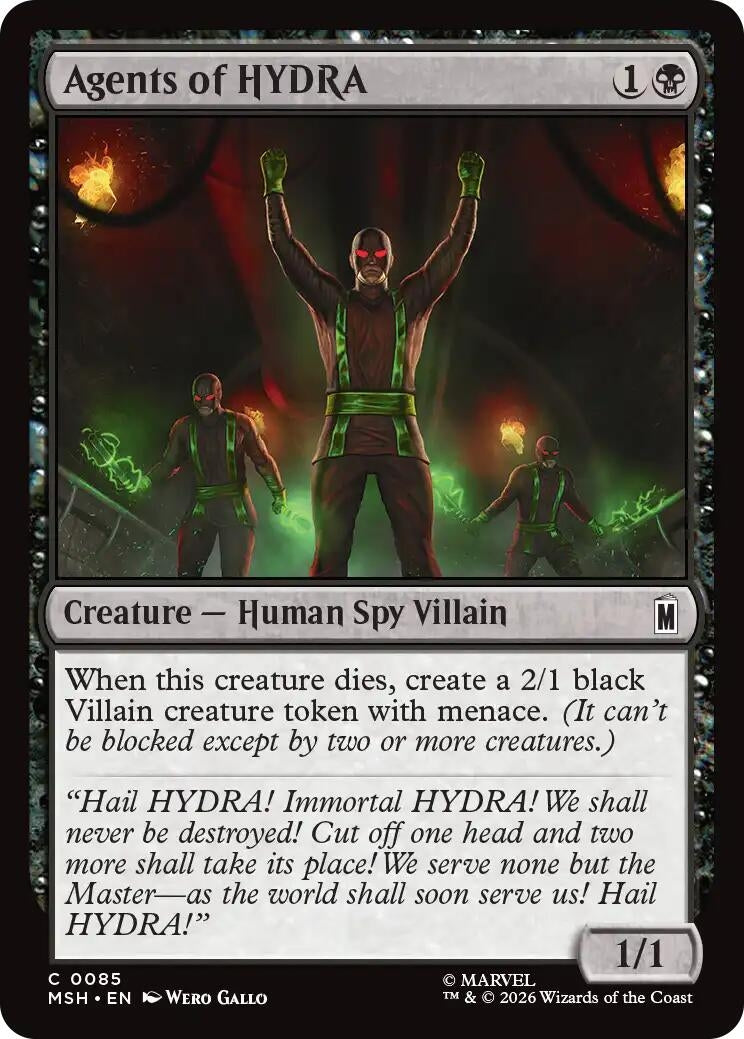 Image for Agents of HYDRA (Marvel Super Heroes) (85) - Magic: The Gathering