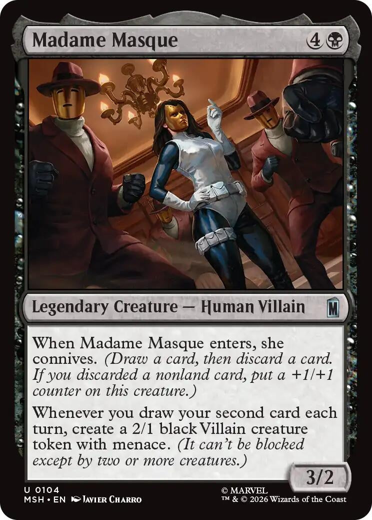 Image for Madame Masque (Marvel Super Heroes) (104) - Magic: The Gathering