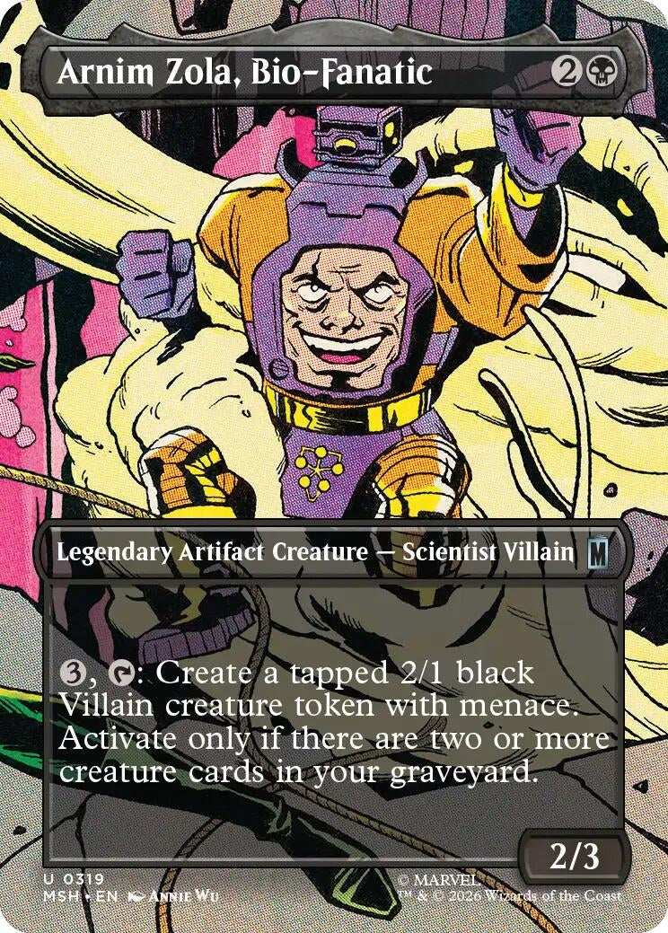 Image for Arnim Zola, Bio-Fanatic (Borderless) (Marvel Super Heroes) (319) - Magic: The Gathering