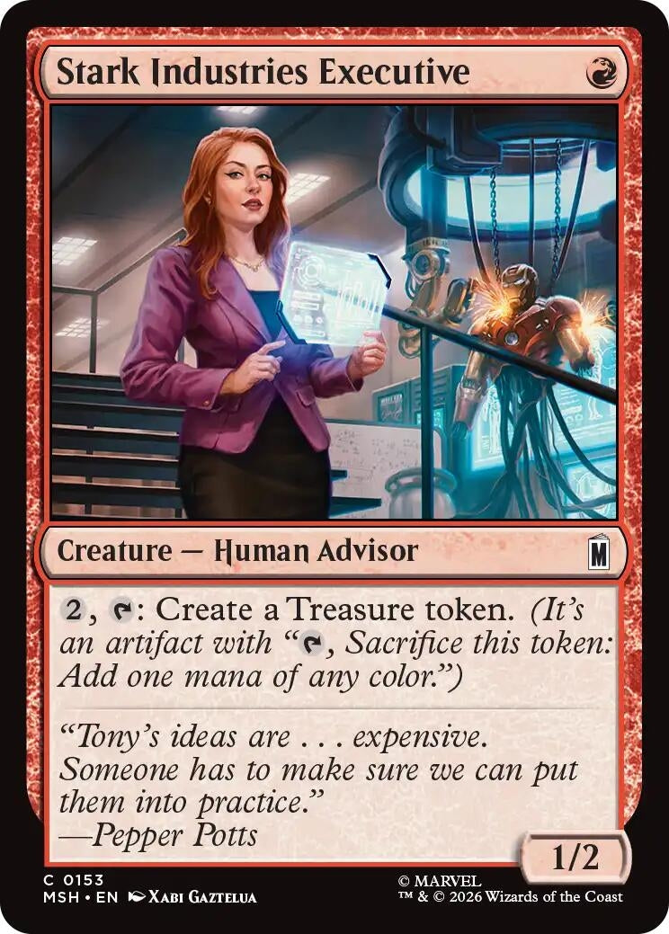 Image for Stark Industries Executive (Marvel Super Heroes) (153) - Magic: The Gathering