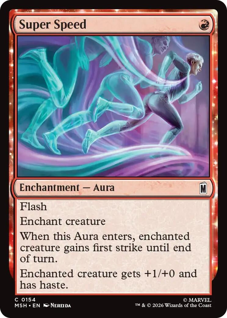 Image for Super Speed (Marvel Super Heroes) (154) - Magic: The Gathering