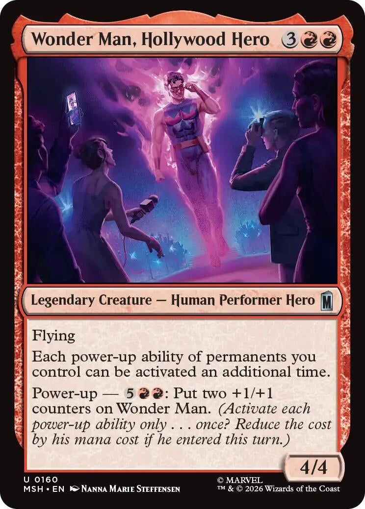 Image for Wonder Man, Hollywood Hero (Marvel Super Heroes) (160) - Magic: The Gathering