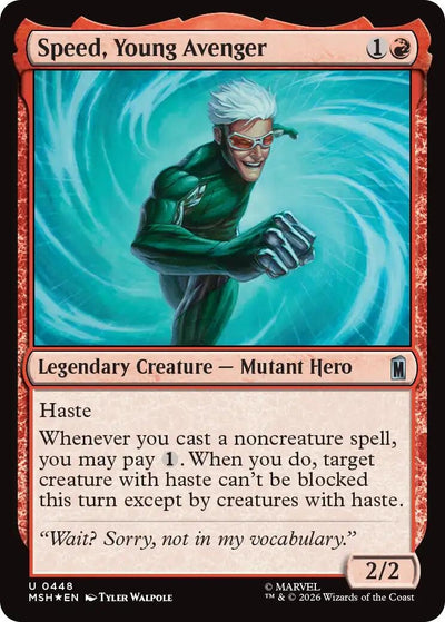 Speed, Young Avenger (Surge Foil) (Marvel Super Heroes) (448)