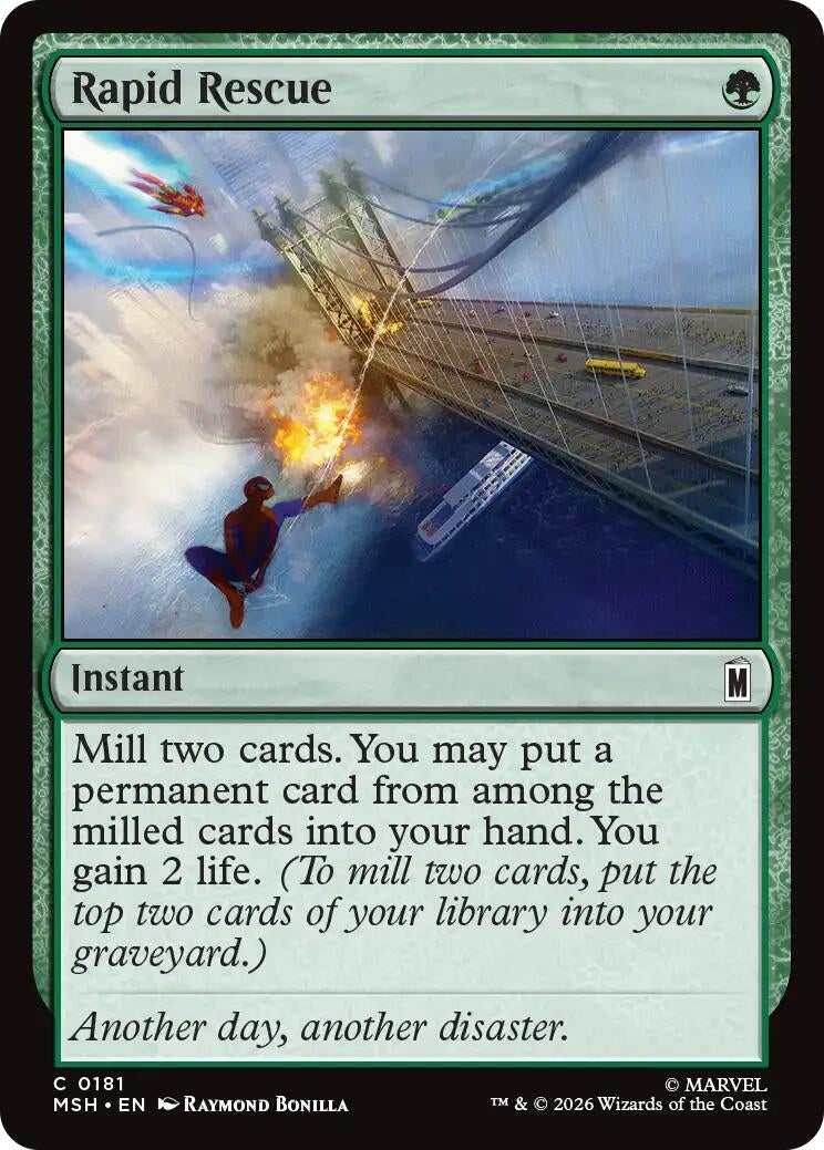 Image for Rapid Rescue (Marvel Super Heroes) (181) - Magic: The Gathering