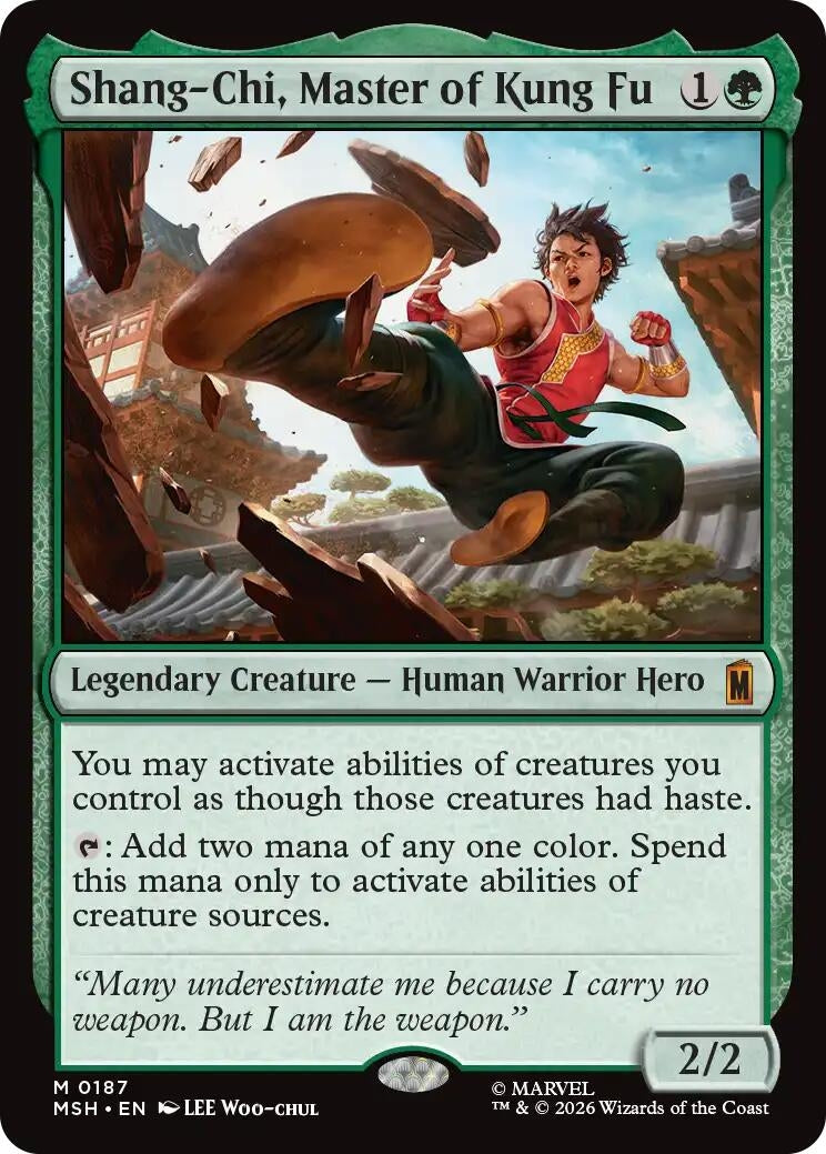 Image for Shang-Chi, Master of Kung Fu (Marvel Super Heroes) (187) - Magic: The Gathering