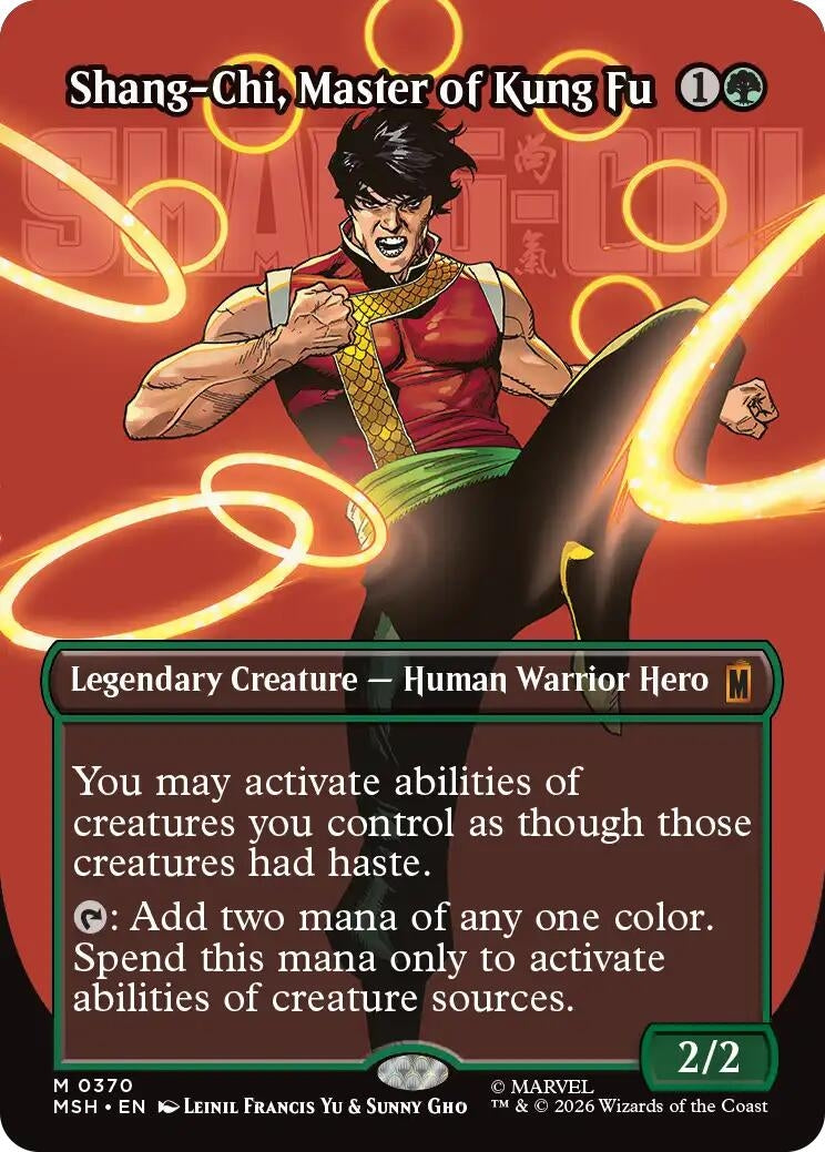 Image for Shang-Chi, Master of Kung Fu (Borderless) (0370) (Marvel Super Heroes) (370) - Magic: The Gathering