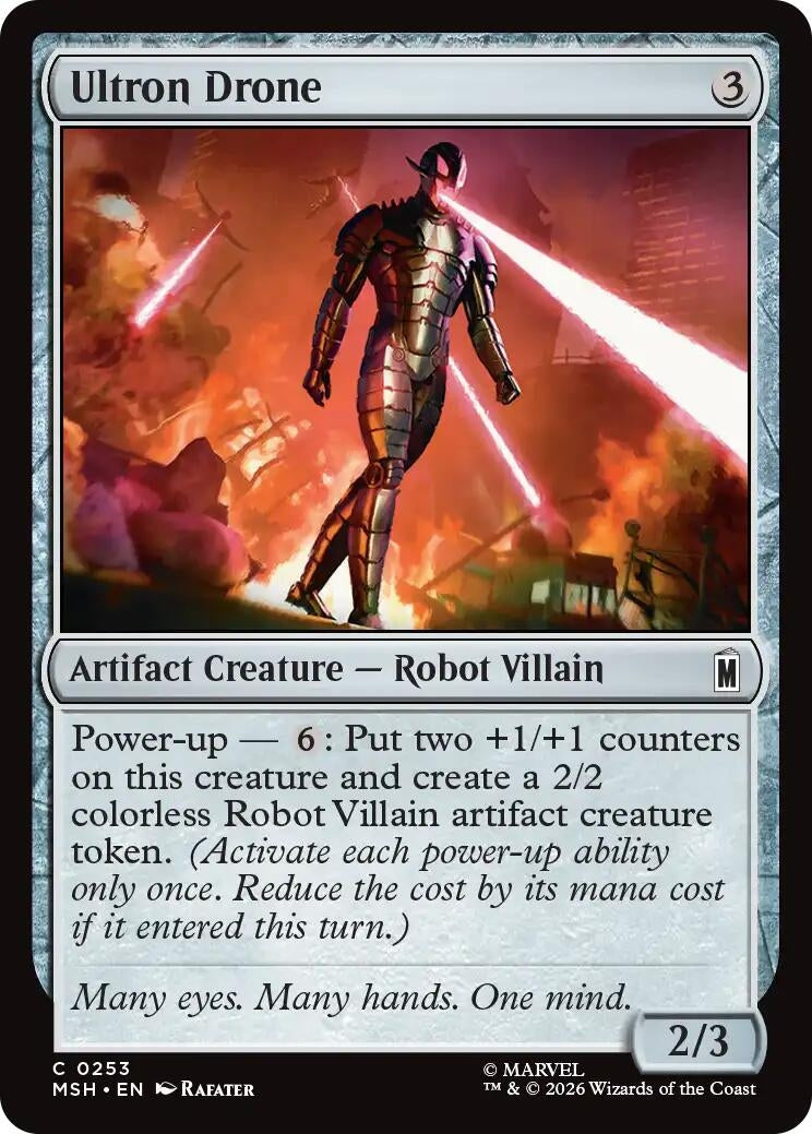 Image for Ultron Drone (Marvel Super Heroes) (253) - Magic: The Gathering