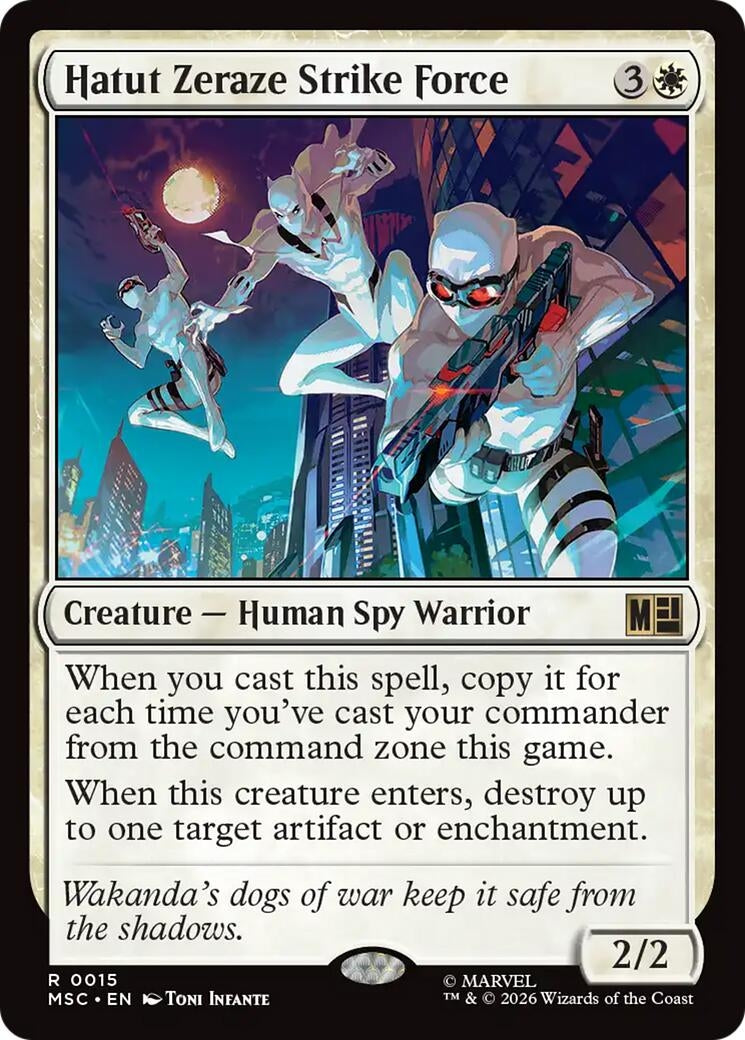 Image for Hatut Zeraze Strike Force (Commander: Marvel Super Heroes) (15) (MSC) - Magic: The Gathering
