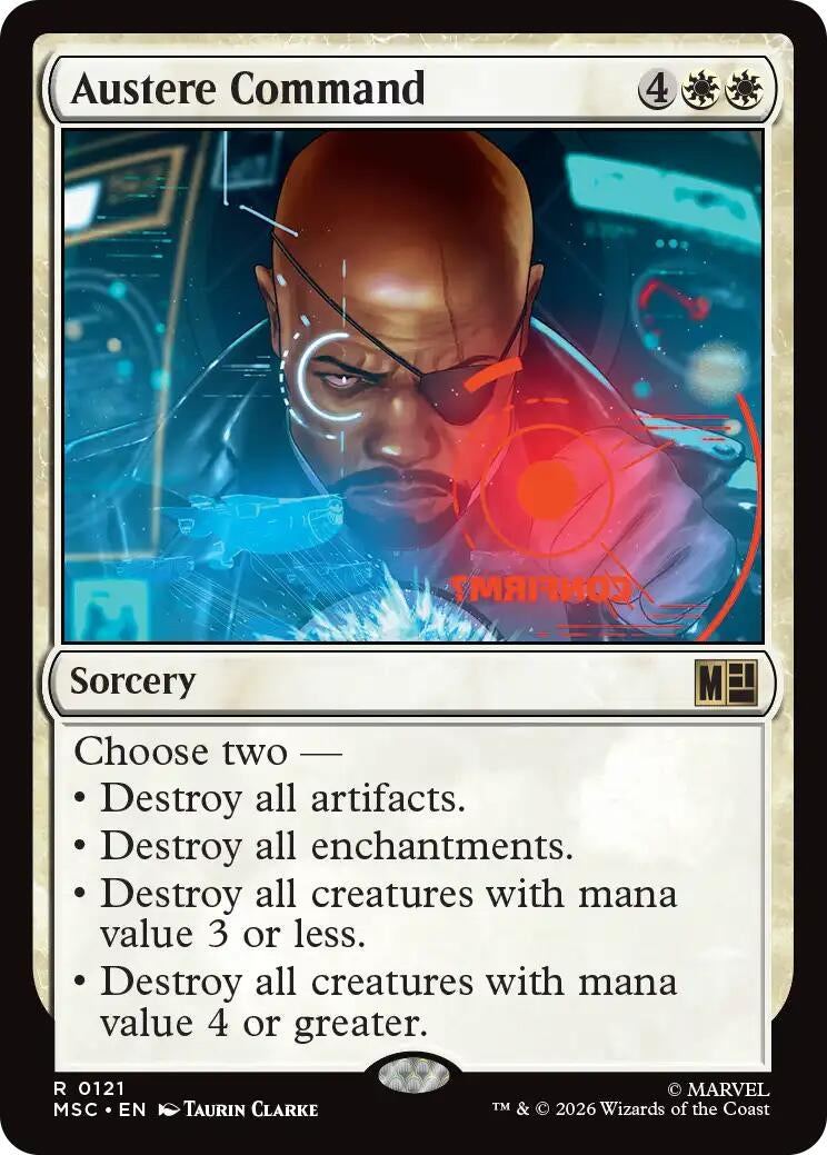 Image for Austere Command (Commander: Marvel Super Heroes) (121) - Magic: The Gathering