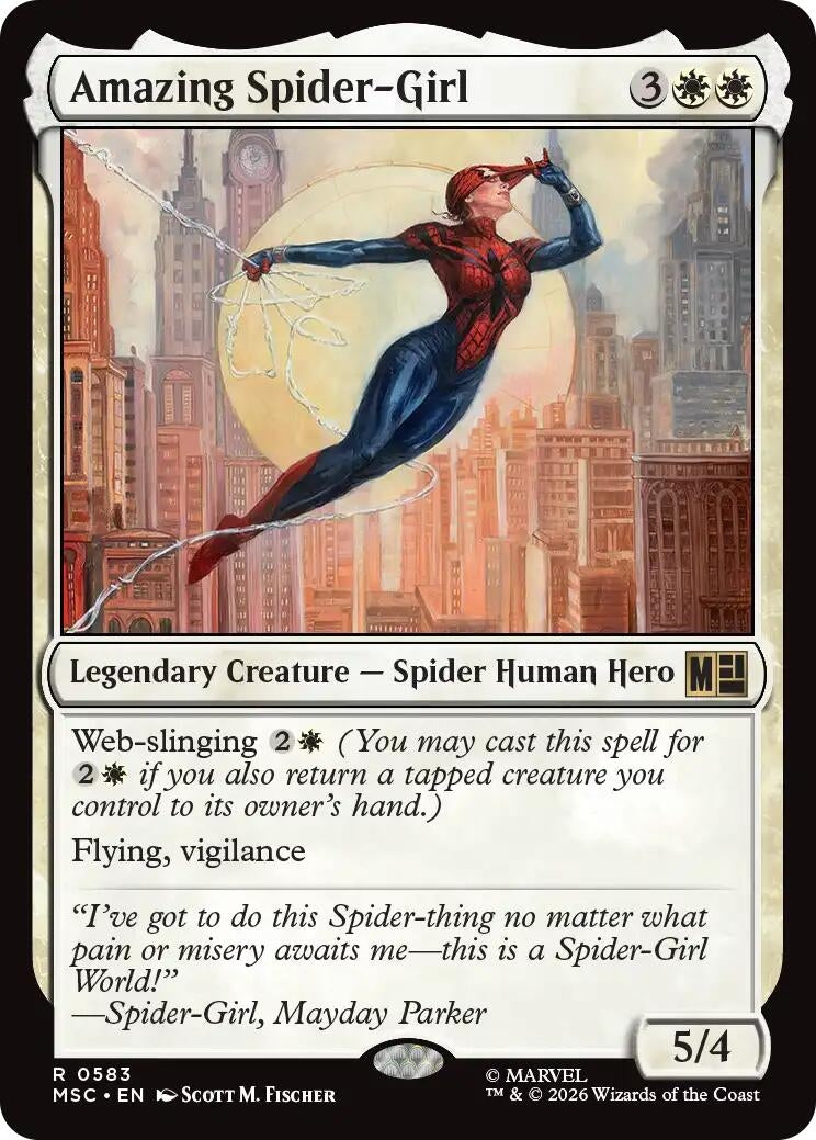 Image for Amazing Spider-Girl (Commander: Marvel Super Heroes) (583) - Magic: The Gathering