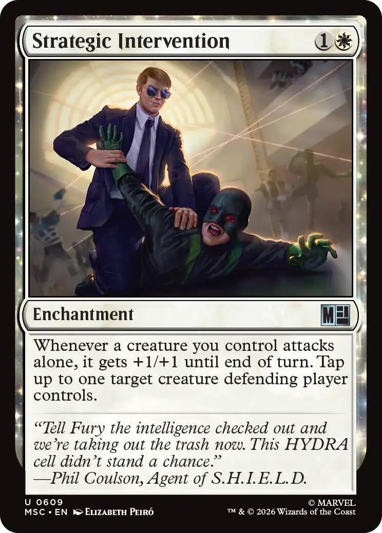 Image for Strategic Intervention (Commander: Marvel Super Heroes) (609) (MSC) - Magic: The Gathering
