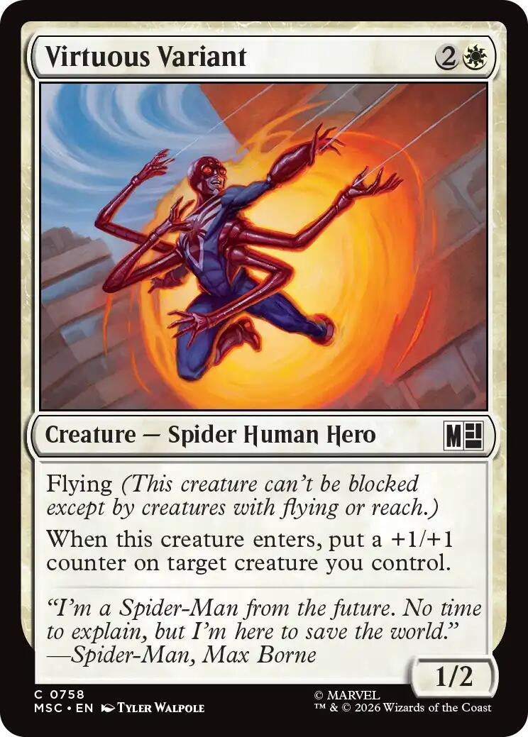Image for Virtuous Variant (Commander: Marvel Super Heroes) (758) (MSC) - Magic: The Gathering