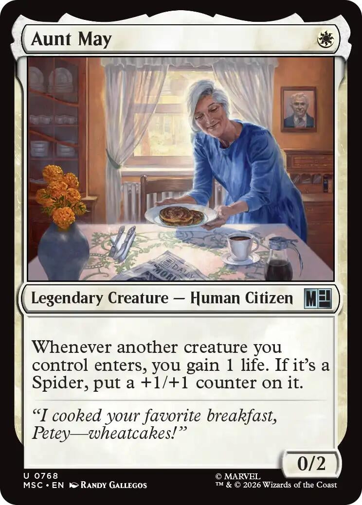 Image for Aunt May (Commander: Marvel Super Heroes) (768) - Magic: The Gathering