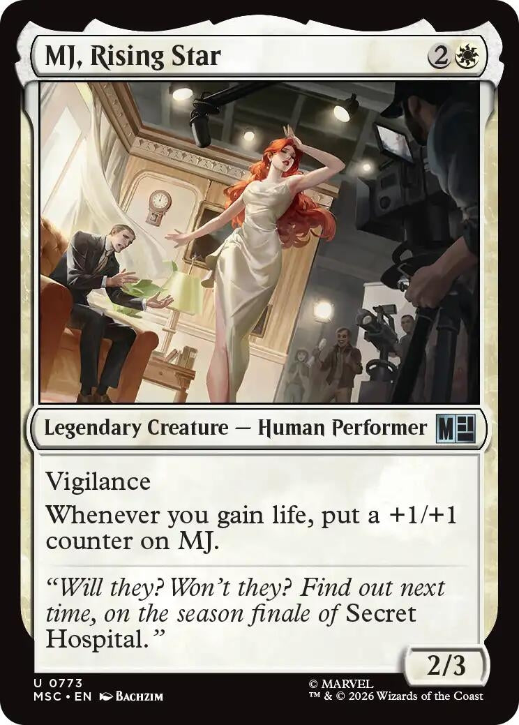 Image for MJ, Rising Star (Commander: Marvel Super Heroes) (773) (MSC) - Magic: The Gathering