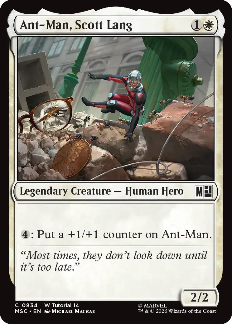 Image for Ant-Man, Scott Lang (0834) (Commander: Marvel Super Heroes) (834) - Magic: The Gathering